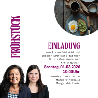 Flyer Einladung zum Frauenfrühstück