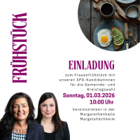 Flyer Einladung zum Frauenfrühstück